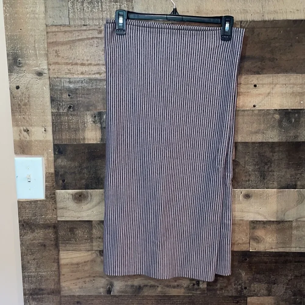 Lululemon Vinyasa Scarf *Rulu Hyper Stripe Mauvelous Heathered Black Gray